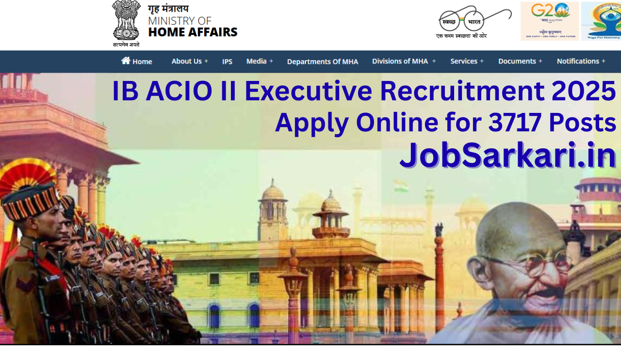 IB ACIO Recruitment 2025