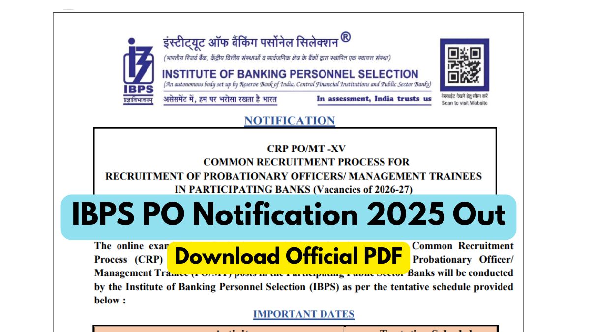 Bank PO Recruitment 2025