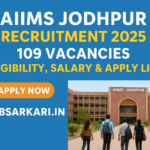 AIIMS Jodhpur Recruitment 2025