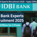 IDBI Bank Experts Recruitment 2025